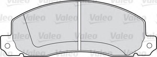 VALEO 540421 Комплект гальмівних колодок, дискове гальмо