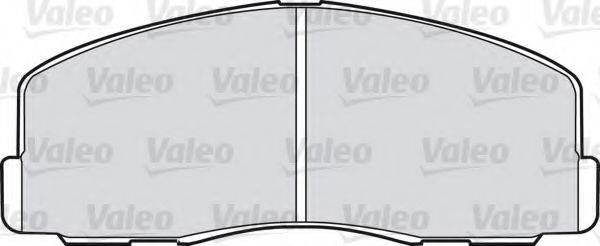 VALEO 20955 Комплект гальмівних колодок, дискове гальмо