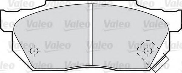 VALEO 540438 Комплект гальмівних колодок, дискове гальмо
