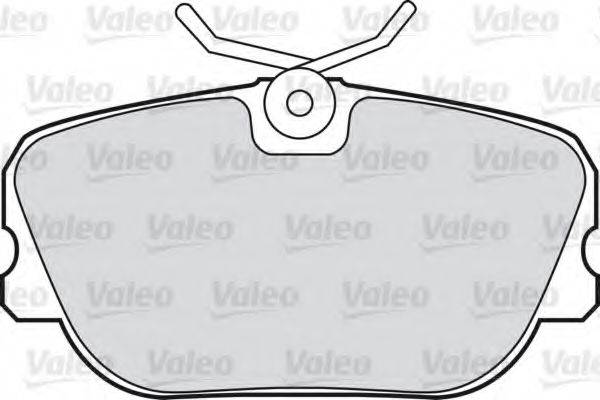 VALEO 21010 Комплект гальмівних колодок, дискове гальмо