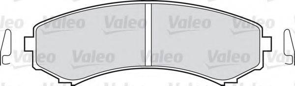 VALEO 21016 Комплект гальмівних колодок, дискове гальмо