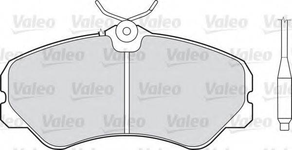 VALEO 540434 Комплект гальмівних колодок, дискове гальмо