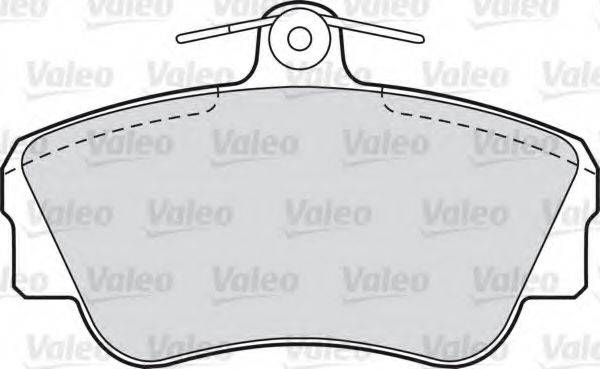 VALEO 540538 Комплект гальмівних колодок, дискове гальмо