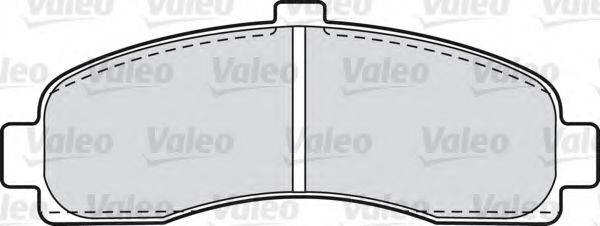 VALEO 21626 Комплект гальмівних колодок, дискове гальмо