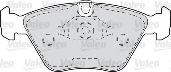 VALEO 301310 Комплект гальмівних колодок, дискове гальмо