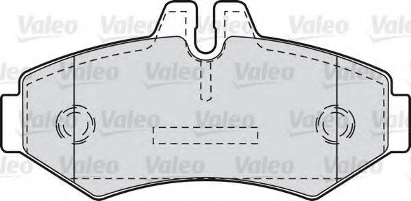 VALEO 301300 Комплект гальмівних колодок, дискове гальмо