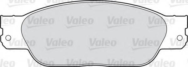 VALEO 23423 Комплект гальмівних колодок, дискове гальмо