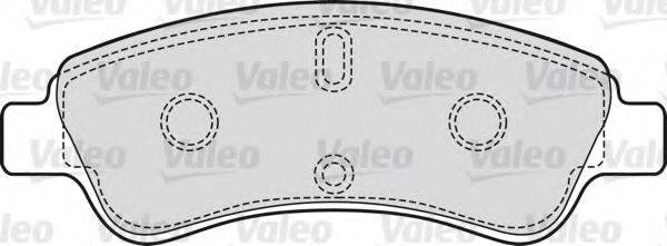 VALEO 301464 Комплект гальмівних колодок, дискове гальмо