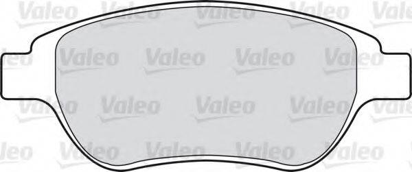 VALEO 601094 Комплект гальмівних колодок, дискове гальмо