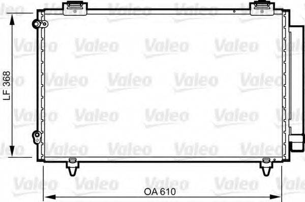 VALEO 814263 Конденсатор, кондиціонер