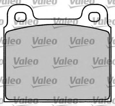 VALEO 597001 Комплект гальмівних колодок, дискове гальмо