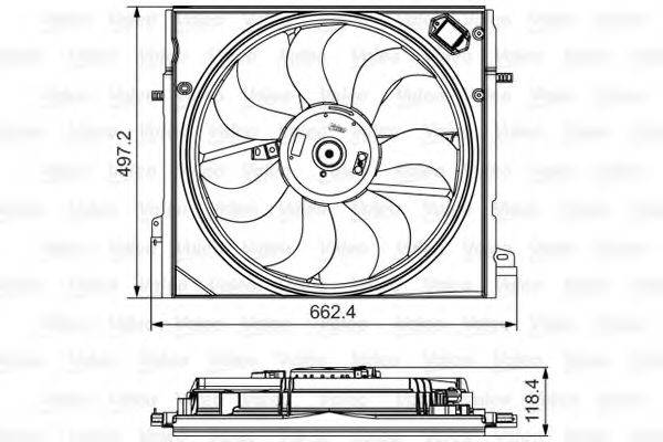 NISSAN 21481-4EA0A Вентилятор, охолодження двигуна