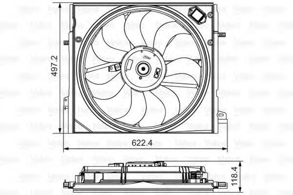 RENAULT 21481-4EB0A Вентилятор, охолодження двигуна
