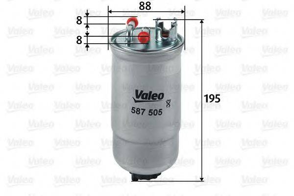 VALEO 587505 Паливний фільтр