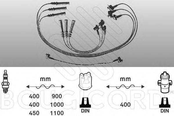 BOUGICORD 7195 Комплект дротів запалювання