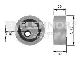FLENNOR FS21909 Натяжний ролик, полікліновий ремінь