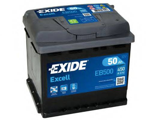 EXIDE EB500 Стартерная аккумуляторная батарея; Стартерная аккумуляторная батарея