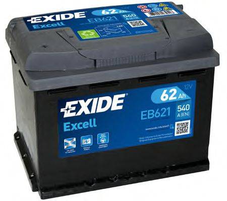 EXIDE EB621 Стартерна акумуляторна батарея; Стартерна акумуляторна батарея
