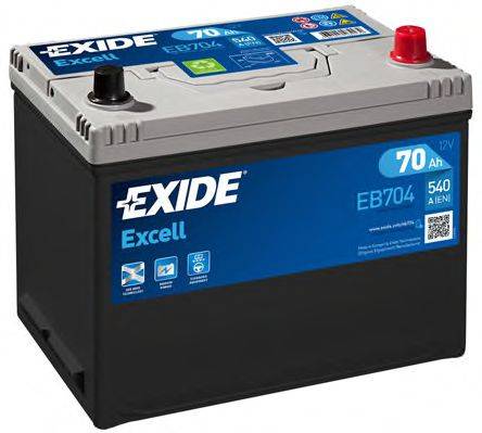 EXIDE EB704 Стартерная аккумуляторная батарея; Стартерная аккумуляторная батарея