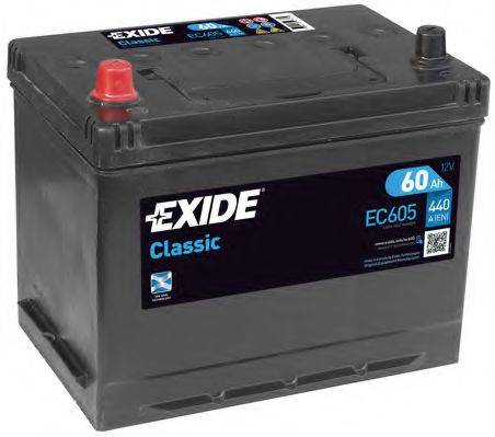 EXIDE EC605 Стартерна акумуляторна батарея; Стартерна акумуляторна батарея