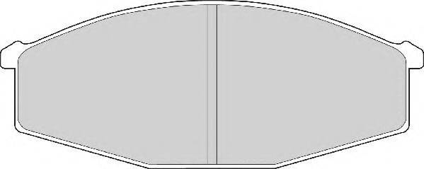 NECTO FD6718A Комплект тормозных колодок, дисковый тормоз