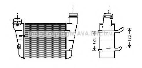 AVA QUALITY COOLING AIA4221 Интеркулер