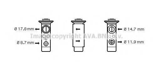 KRAMER 0151.0024 Розширювальний клапан, кондиціонер