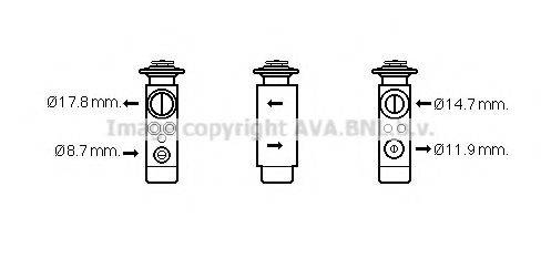 KRAMER 9515005 Розширювальний клапан, кондиціонер