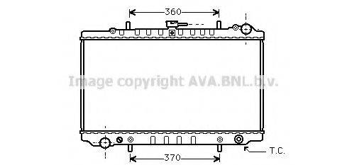 AVA QUALITY COOLING DN2126 Радіатор, охолодження двигуна