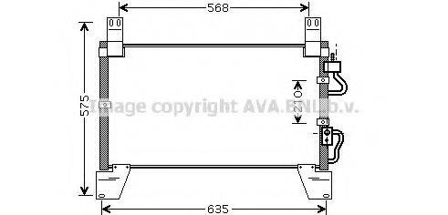 AVA QUALITY COOLING DW5077 Конденсатор, кондиціонер