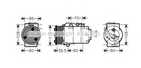 HC-PARTS AC439 Компресор, кондиціонер