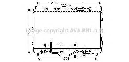 BLUE PRINT ADG09889C Радіатор, охолодження двигуна