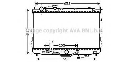 AVA QUALITY COOLING KAA2071 Радіатор, охолодження двигуна