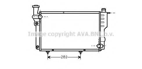 AVA QUALITY COOLING PEA2096 Радіатор, охолодження двигуна