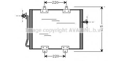 AVA QUALITY COOLING RT5176 Конденсатор, кондиціонер