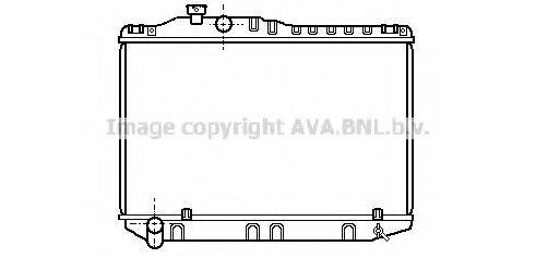 AVA QUALITY COOLING TO2056 Радіатор, охолодження двигуна