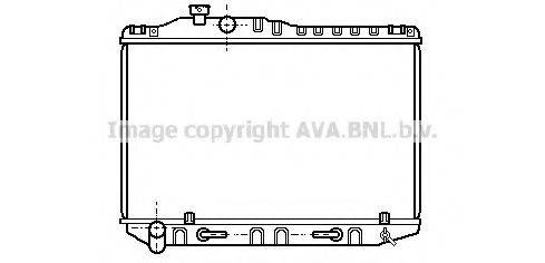 AVA QUALITY COOLING TO2057 Радіатор, охолодження двигуна