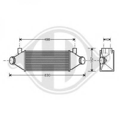 FORD YC159L440BABD Інтеркулер