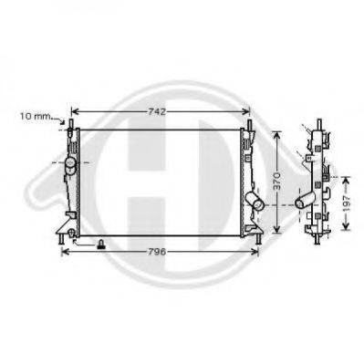 EQUAL QUALITY RM0583 Радіатор, охолодження двигуна