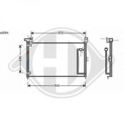 DIEDERICHS 8645002 Конденсатор, кондиціонер