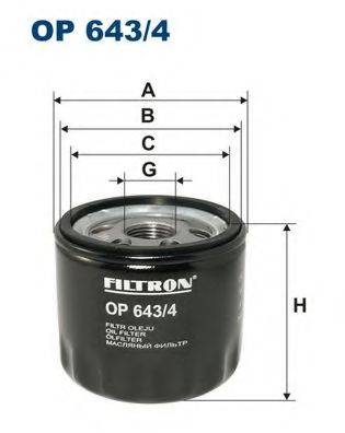 FILTRON OP6434 Масляний фільтр