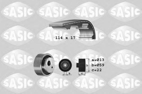 SASIC 1750024 Комплект ремня ГРМ