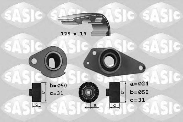 SASIC 1754017 Комплект ременя ГРМ