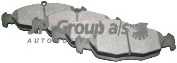 JP GROUP 1263600810 Комплект гальмівних колодок, дискове гальмо