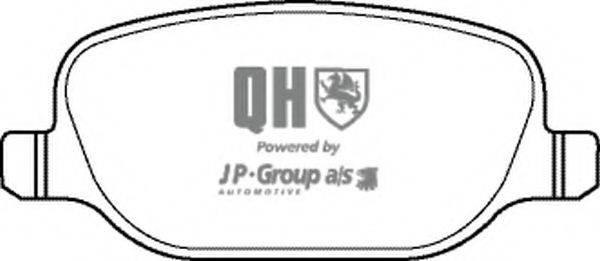 JP GROUP BP1409 Комплект гальмівних колодок, дискове гальмо