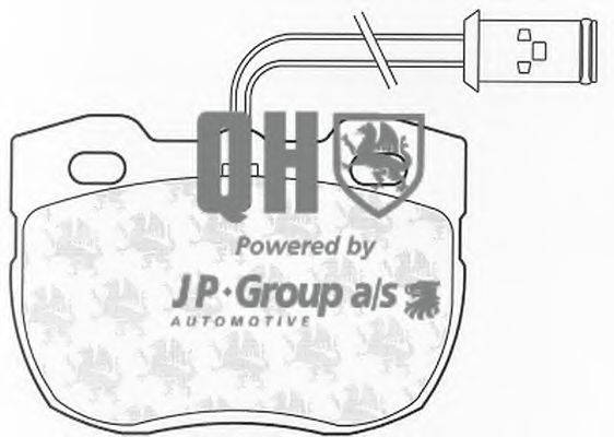 JP GROUP 3763600219 Комплект гальмівних колодок, дискове гальмо
