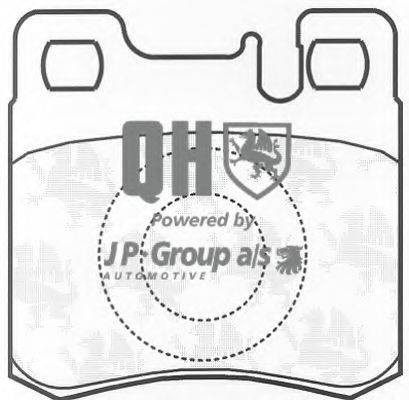 JP GROUP 1363700419 Комплект гальмівних колодок, дискове гальмо