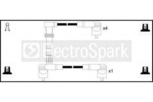 STANDARD OEK652 Комплект дротів запалювання