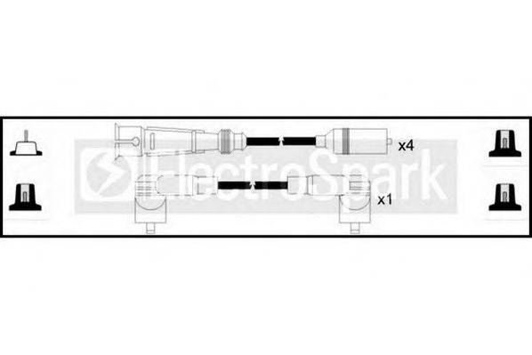 STANDARD OEK600 Комплект дротів запалювання