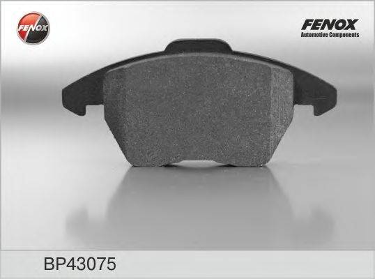 FENOX BP43075 Комплект гальмівних колодок, дискове гальмо